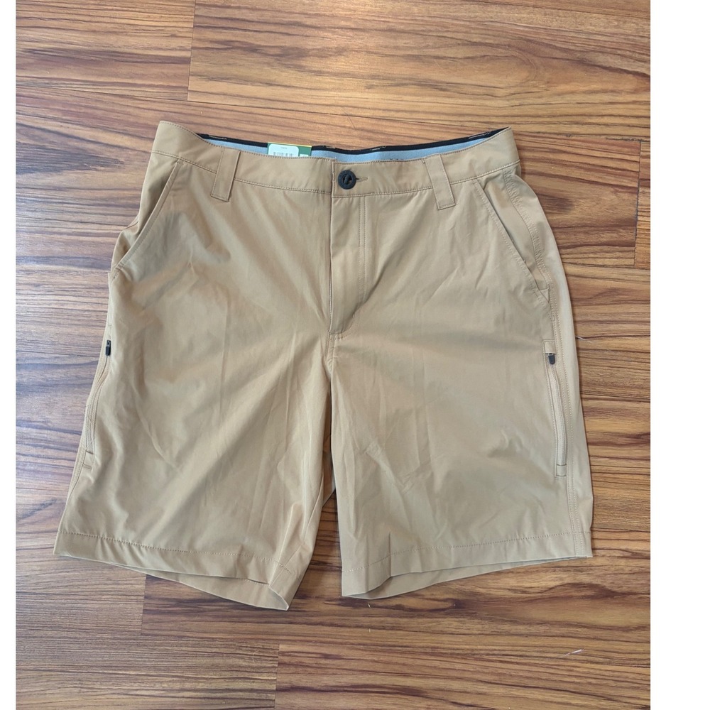 Orvis Men's Tech Shorts tan 32 NWT